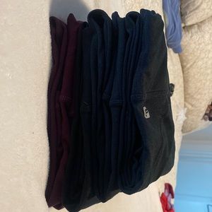 4 pairs Fabletics PowerHold Leggings